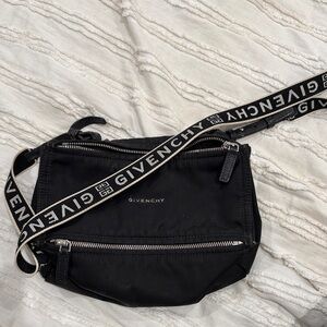 Givenchy Black Nylon Shoulder Bag
